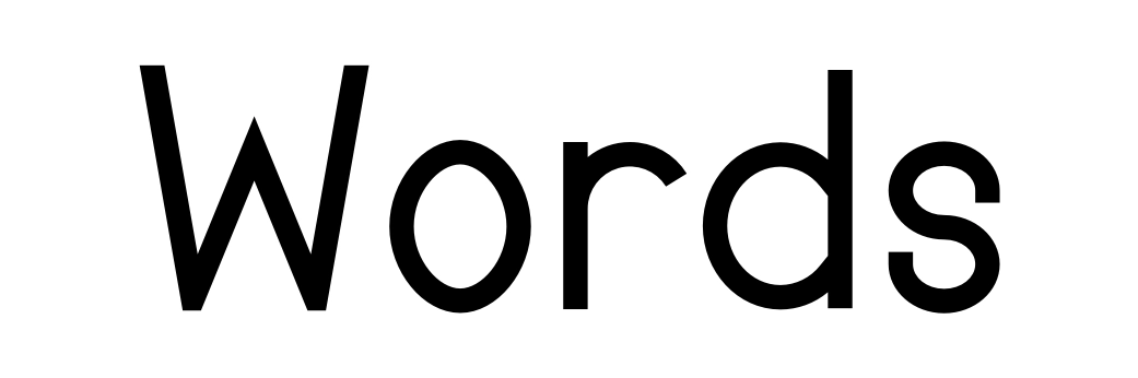 Words